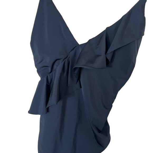 TRINA TURK V-Neck Ruffle One Piece Swimsuit - Picture 4 of 9